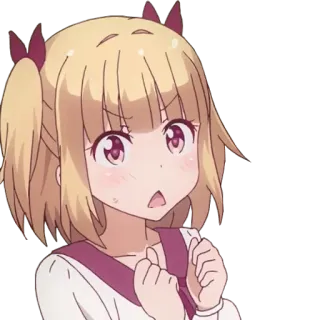 😧 anime, girl, cartoon, character, cute telegram sticker
