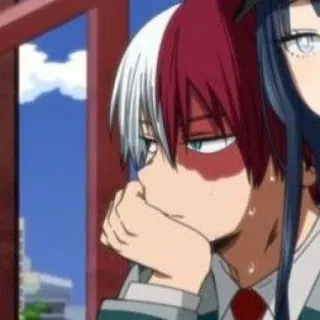 ❄️ Shoto Todoroki My Hero Academia Anime, Postać, Manga, Shoto, Todoroki telegram sticker