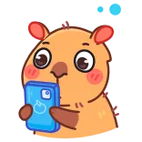 Yippy the capybara - @TgEmojis telegram emojis 🫥
