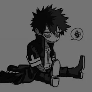 🔥 Dabi My Hero Academia anime, manga, Dabi, My Hero Academia, villain, sticker telegram sticker