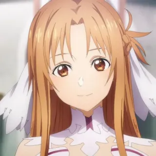 ❤️ Asuna Yuuki Sword Art Online Anime, Charakter, Sword Art Online, Asuna, Yuuki Asuna, Anime Mädchen whatsapp sticker