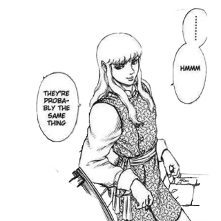 😉 Griffith Berserk THEY'RE PROBABLY THE SAME THING
HMMM Anime, Manga, Denken, Hmm telegram sticker
