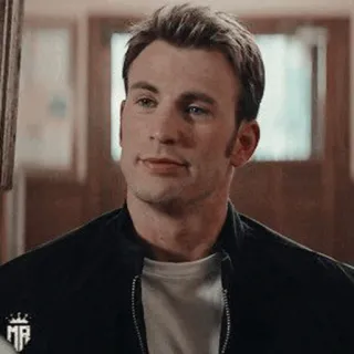 🛡 Chris Evans actor, celebrity, man, portrait telegram sticker