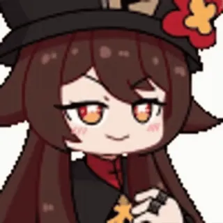 😏 Hu Tao Genshin Impact Anime, Lindo, Videojuego, Genshin Impact, Hu Tao, Personaje whatsapp sticker