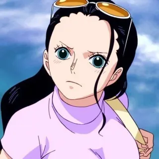 🙁 Nico Robin One Piece Anime, One Piece, Nico Robin, Charakter, Manga telegram sticker