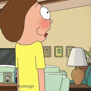 😐 Morty morty, cartoon, lustig, sticker whatsapp sticker