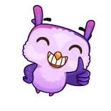 👍 Kartun, Lucu, Jempol ke atas, Senang whatsapp sticker