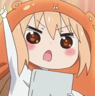 🍤 anime, cartoon, character, cute, kawaii, sticker telegram sticker