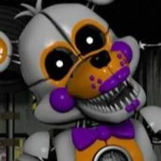 🌟 Lolbit Five Nights at Freddy's Animatrónico, Zorro, Robot, Videojuego, Terror telegram sticker