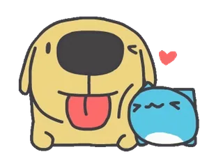 ❤️ Hund, Katze, Haustier, Liebe, Süß, Tier whatsapp sticker