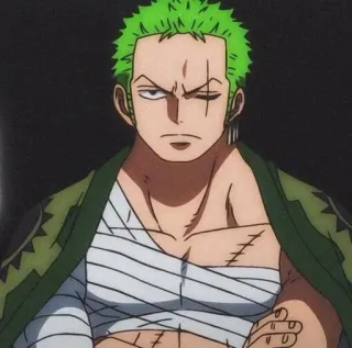 🌽 Zoro One Piece anime, one piece, zoro, roronoa zoro, swordsman, character telegram sticker