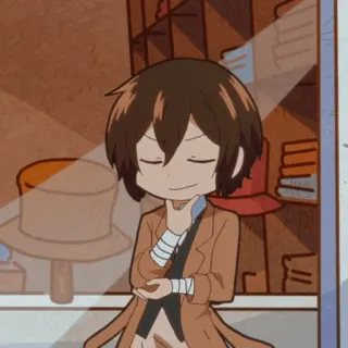 🍃 Dazai Osamu Bungou Stray Dogs Anime, Manga, Charakter, Dazai Osamu, Bungo Stray Dogs whatsapp sticker