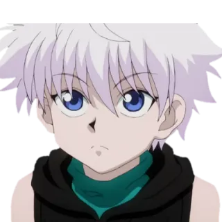 👀 Killua Zoldyck Hunter x Hunter anime, killua, hunter x hunter, cartoon, character telegram sticker