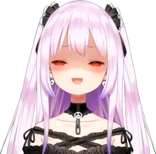 🦋 อนิเมะ, มังงะ, Vtuber, น่ารัก, คาวาอิ, ผู้หญิง, ตัวละคร telegram sticker