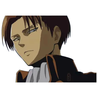 😒 Levi Ackerman Attack on Titan Anime, Manga, Ataque a los Titanes, Levi, Levi Ackerman, Personaje, Sticker telegram sticker