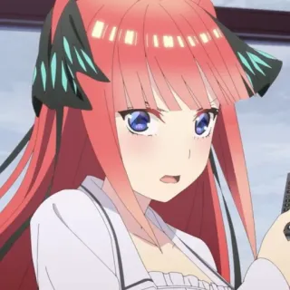 📱 Nino Nakano The Quintessential Quintuplets Anime, Dessin animé, Personnage, Fille, Nino Nakano, The Quintessential Quintuplets telegram sticker