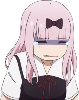 😱 Chika Fujiwara Kaguya-sama: Love Is War Anime, Chibi, Mangá, Desenho animado, Garota, Kawaii whatsapp sticker