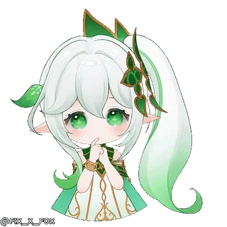 ❓ Nahida Genshin Impact whatsapp sticker