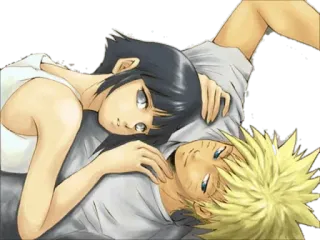 💏 Naruto Uzumaki Naruto 애니메이션, 나루토, 히나타, 나루히나, 커플, 로맨스 telegram sticker