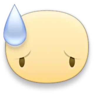 😓 Emoji, Triste, Stressato, Sudore, Nervoso telegram sticker
