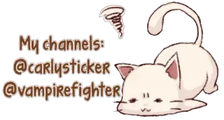 💯 My channels: @carlysticker @vampirefighter chat, chaînes, autocollant, vampire, carlysticker telegram sticker