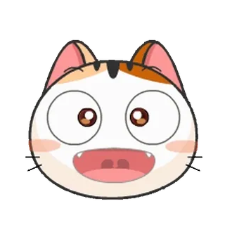 🤩 แมว, อิโมจิ, สติกเกอร์, แมวการ์ตูน, ตลก, น่ารัก telegram sticker