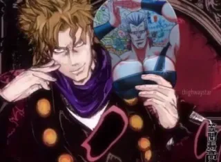 😏 Dio Brando JoJo's Bizarre Adventure Anime, Manga, Dio, Le Bizzarre Avventure di JoJo, Fanart whatsapp sticker