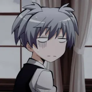 🌀 Nagisa Shiota Assassination Classroom Anime, Mangá, Nagisa, Assassination Classroom, Shota, Sala de aula whatsapp sticker