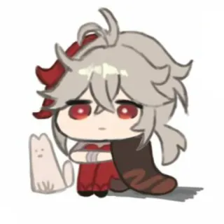 😕 Kaedehara Kazuha Genshin Impact Anime, Jeu vidéo, Dessin animé, Sticker, Genshin Impact, Kazuha, Kaedehara Kazuha telegram sticker