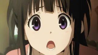 😧 аниме, девушка, в шоке, удивлена, милая telegram sticker