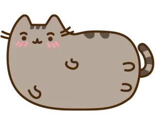 ☺️ Pusheen cat, cute, pusheen, cartoon, animal telegram sticker