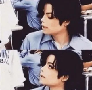 😑 Michael Jackson 歌手, 名人, 流行明星, 音乐, 跳舞 telegram sticker