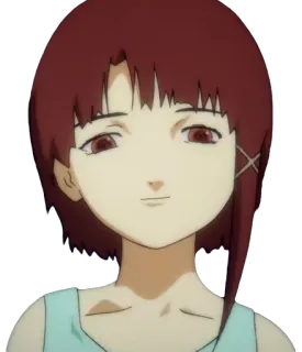 Serial Experiments Lain - @animevanitasita whatsapp stickers