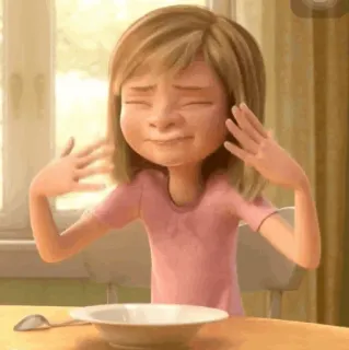 🤖 Disgust Inside Out cartone animato, personaggio, disgusto, Pixar, Inside Out telegram sticker