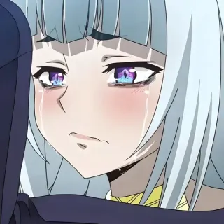 😭 Anime, Weinend, Traurig, Weiblich, Emotional, Tränen telegram sticker