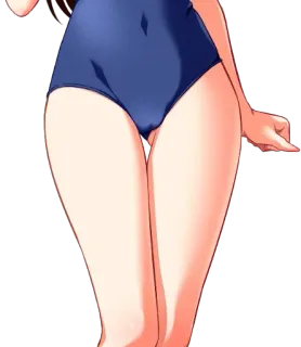 👙 swimsuit, anime, legs, girl, underwear, swimwear whatsapp sticker