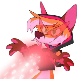 ✨ мультфильм, лиса, цифровой, персонаж whatsapp sticker