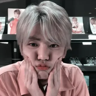 🍃 persona, retrato, kpop, lindo, asiático, masculino telegram sticker