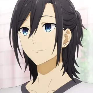📚 Izumi Miyamura Horimiya anime, horimiya, miyamura, izumi, manga, otaku, teen telegram sticker