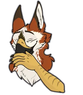 🤭 furry, animal, character, anthro telegram sticker