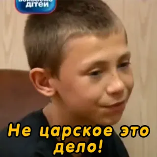 🤴 Не царское это дело! whatsapp sticker