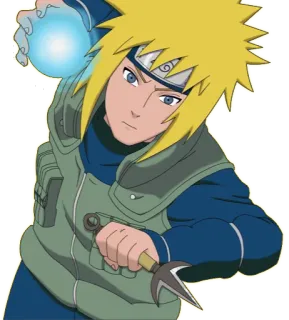 😤 Minato Namikaze Naruto anime, manga, naruto, minato, hokage, ninja, character whatsapp sticker