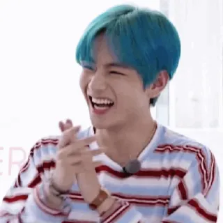 🤙 V kpop, bts, cantante, sorriso, allegro whatsapp sticker