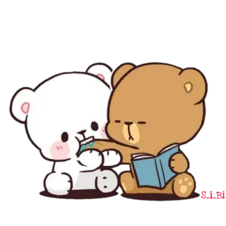 🤤 MILK carino, orsi, leggere, latte, kawaii telegram sticker