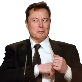 👀 Elon Musk Elon Musk, Empresário, Tesla, SpaceX, Tecnologia, Empreendedor telegram sticker