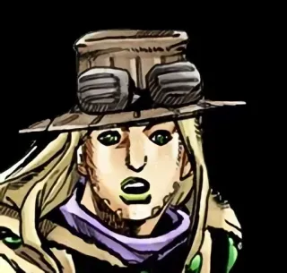 🫣 Johnny Joestar JoJo's Bizarre Adventure Anime, Manga, Johnny Joestar, JoJos bizarre Abenteuer, Charakter telegram sticker