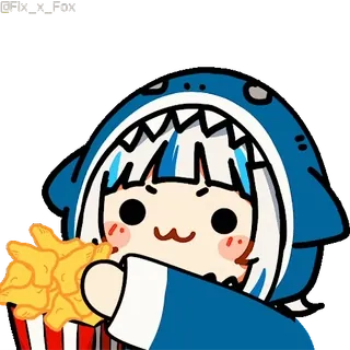 😋 Gawr Gura Hololive telegram sticker