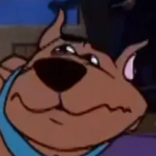 😶 Scooby-Doo cartoni animati, cane, animato, Scooby-Doo telegram sticker