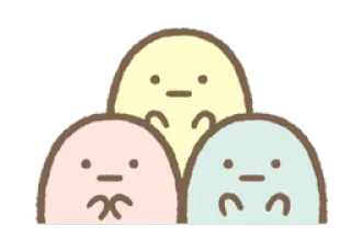 🤗 carino, kawaii, pastello, animali whatsapp sticker