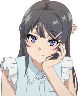 😏 Anime, Garota, Bonito, Sticker telegram sticker